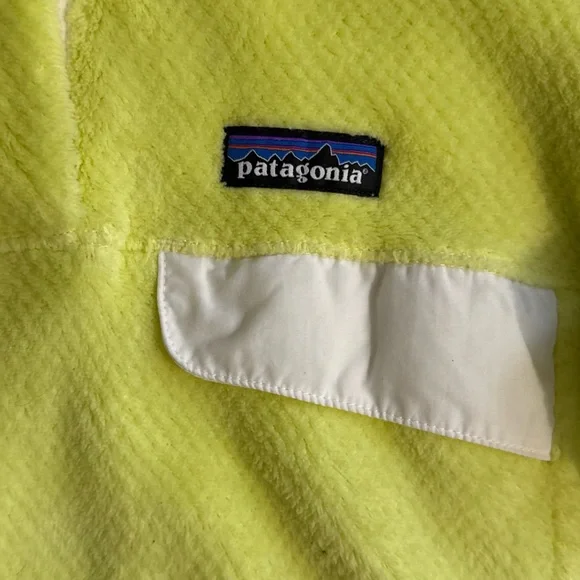Patagonia Women's Bright Yellow Fleece Turtleneck - Picture 2 of 5